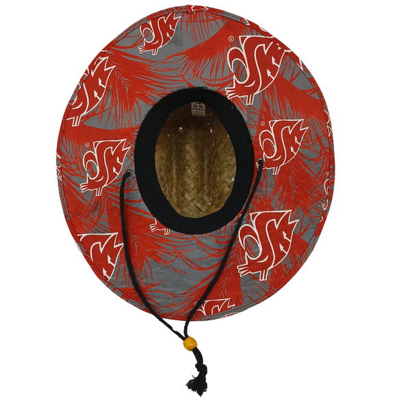 Washington State Cougars NCAA Floral Straw Hat NFS Game Hat Football - Picture 2 of 13